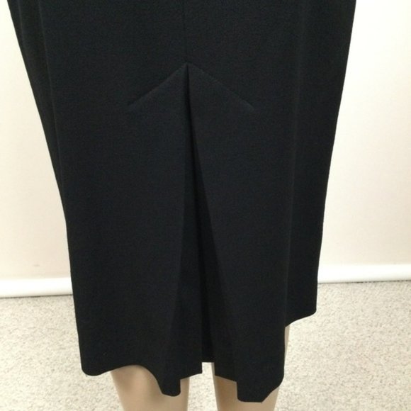👛 (ANY 2/$50) ANNETTE GORTZ Black Partially Lined  Pencil Skirt - Picture 6 of 10